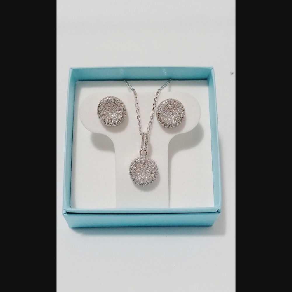 Fabulous Pavé Sterling Silver Set
